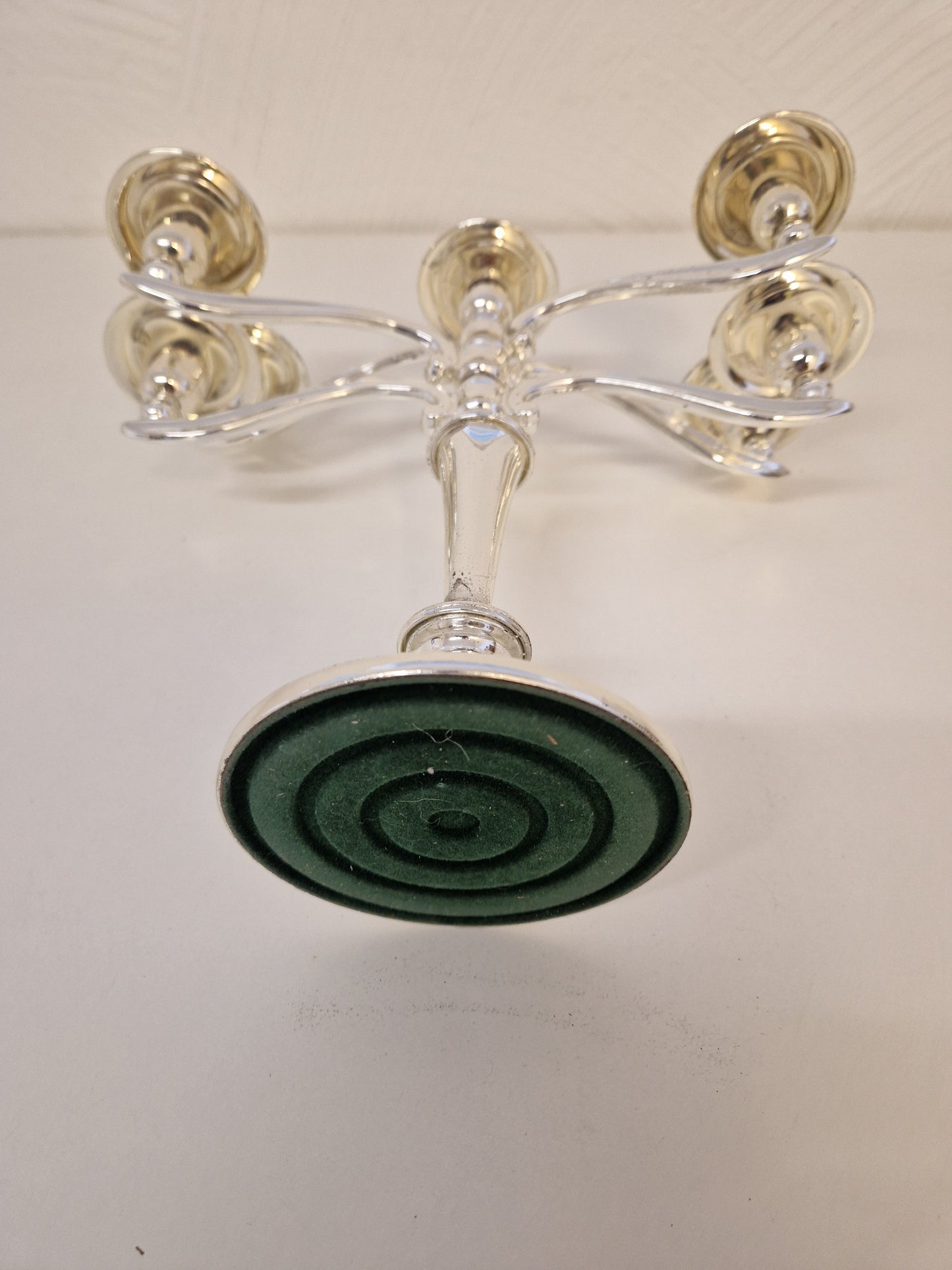 Ljusstake / kandelaber i nysilver