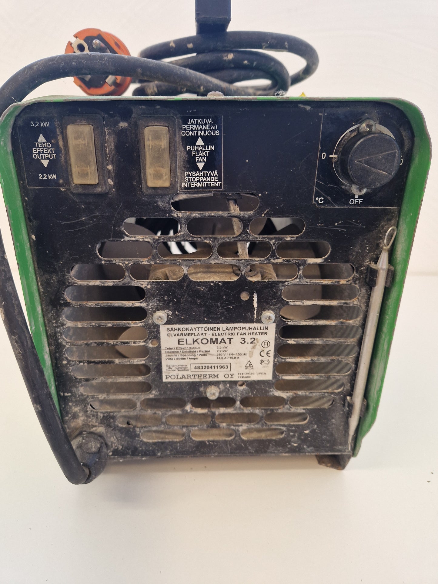 ELKOMAT värmefläkt