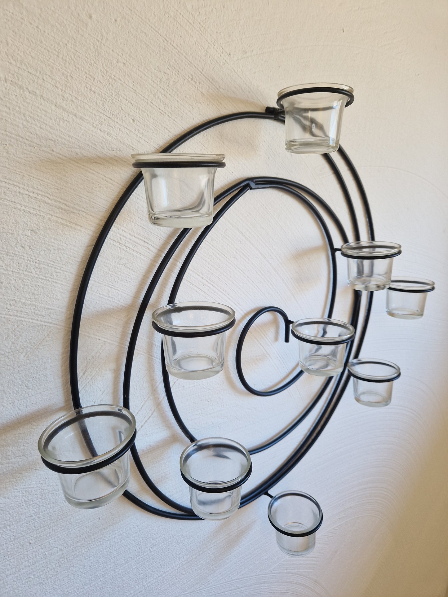 Värmeljushållare för vägg