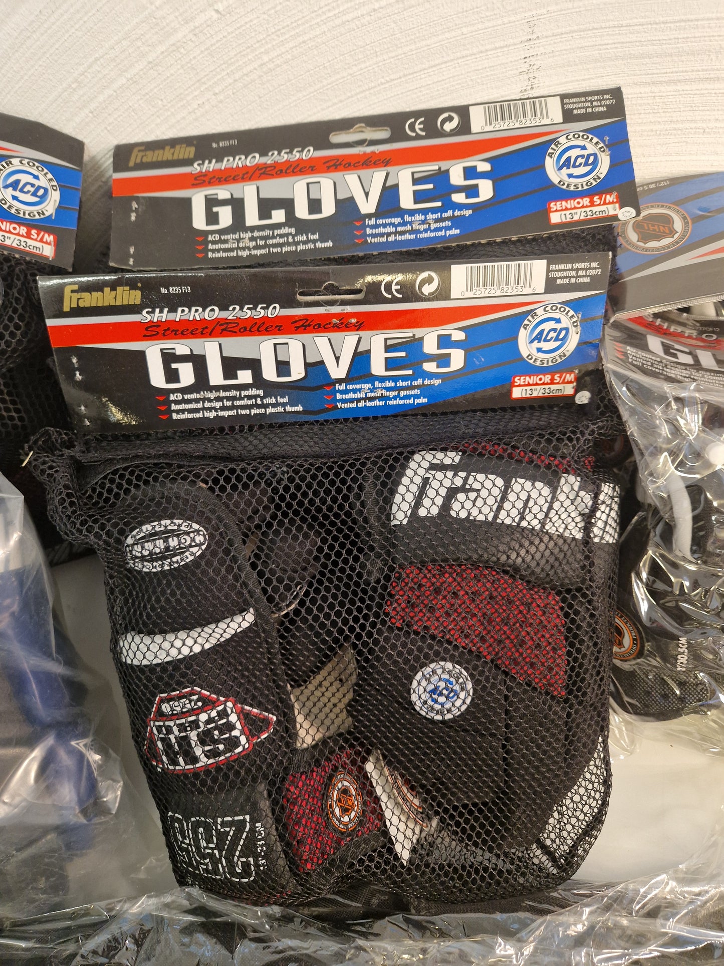 Franklin landhockeyhandskar + skidväska.