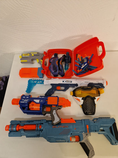 Diverse leksaksvapen