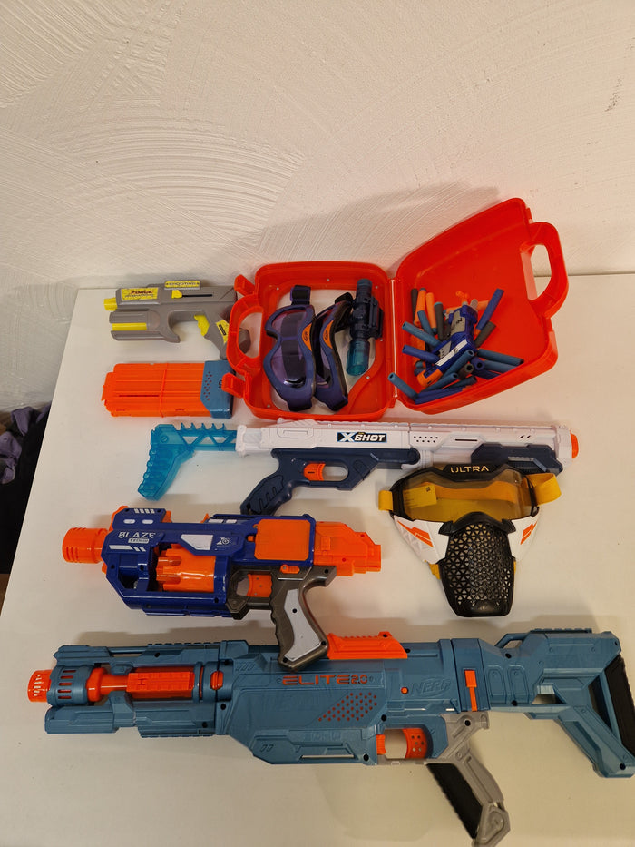 Diverse leksaksvapen