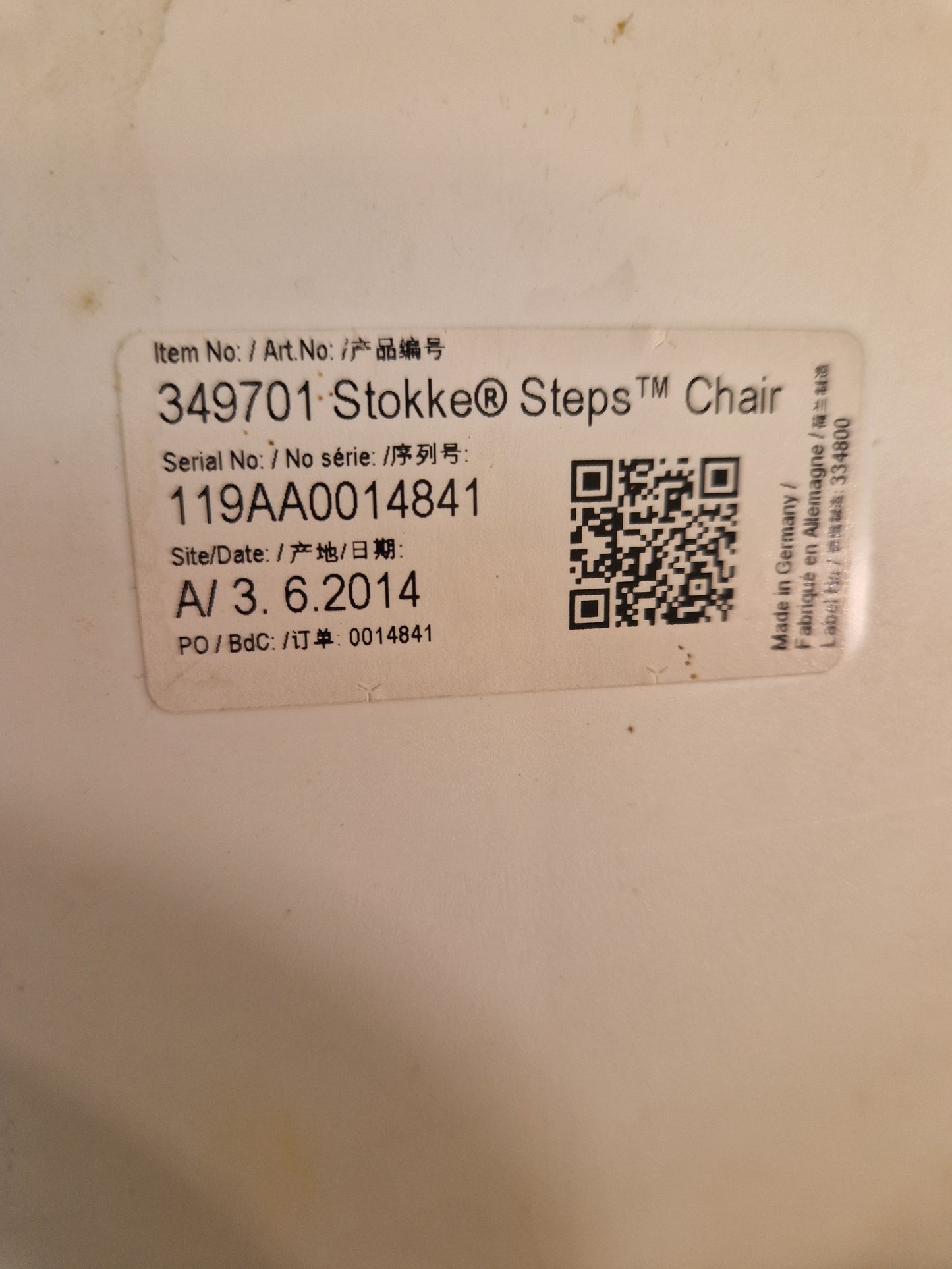 Stokke barnstol modell "Steps"