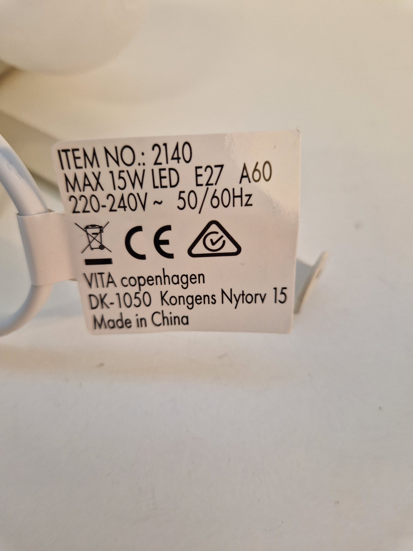 Fjäderlampa VITA Copenhagen