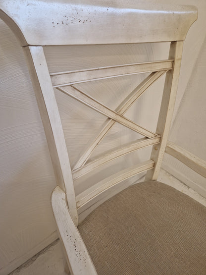 Par antikvita karmstolar "Chabby chic"