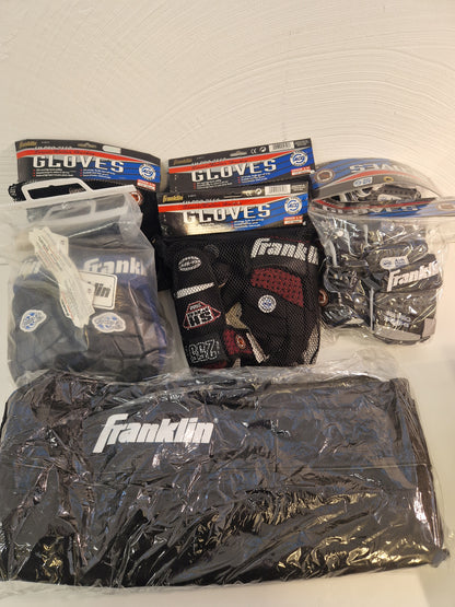 Franklin landhockeyhandskar + skidväska.
