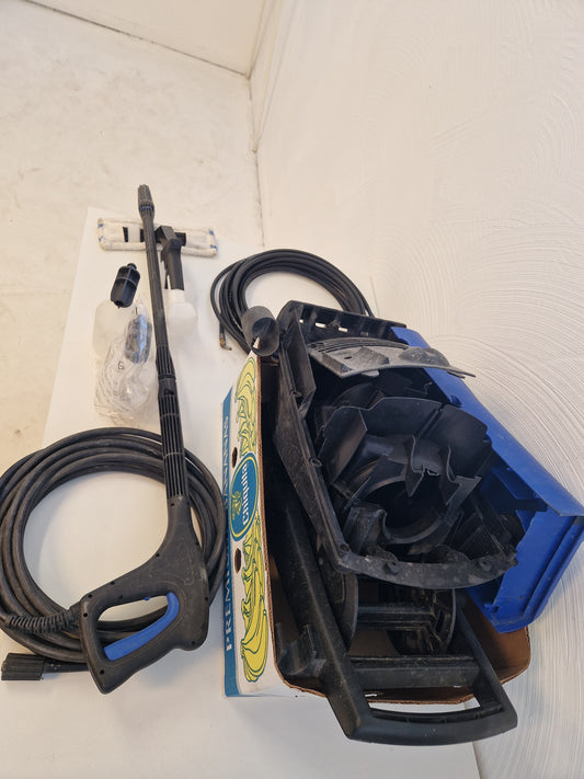 Nilfisk högtryckstvätt som repobjekt.