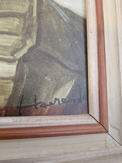 Olja på canvasväv & klassiska "Sjömannen med pipa"