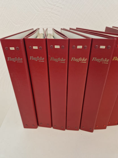 Tidsskrifter "Flugfiske i Norden" 10 årgångar -93-01 & -06