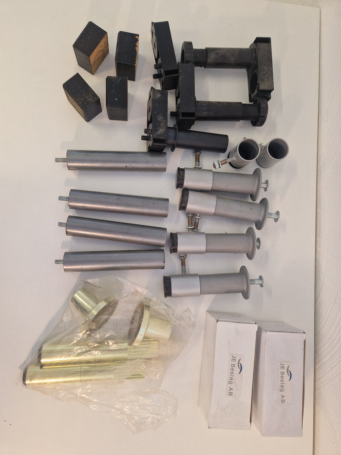 Diverse ben nya & beg. För skåp och inredning