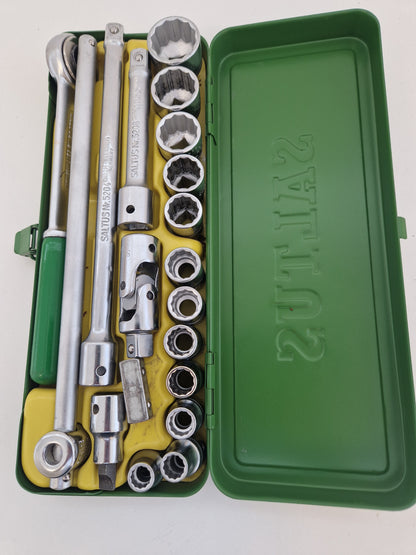 SALTUS 1/2" hylsnyckelsats i mycket gott skick