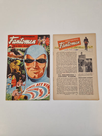 Serietidningar Fantomen från 1950