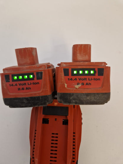 HILTI batterier + adapter till laddare