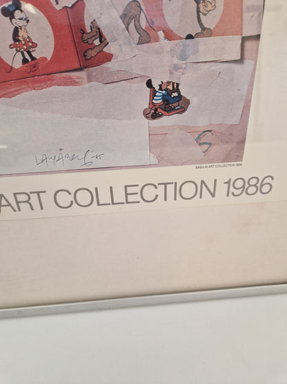 Inramade planscher Lasse Åberg