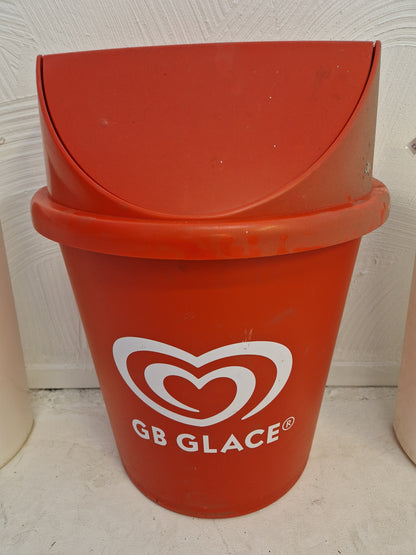 Sopbehållare bl.a. GB Glace