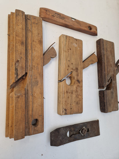 Parti allmoge verktyg, bl.a. Stanley sponthyvel