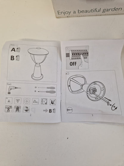 Trädgårdslampa 230V