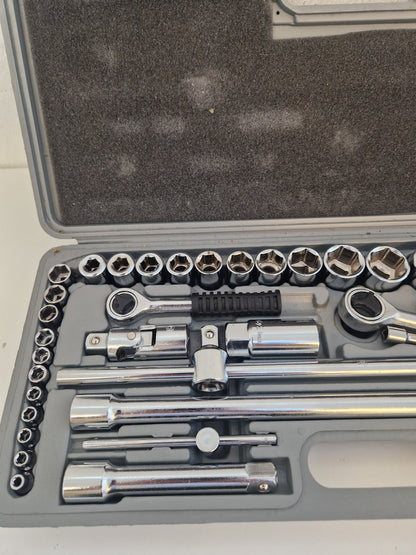 Hylsnyckelsats 1/2" & 1/4" i nära nyskick