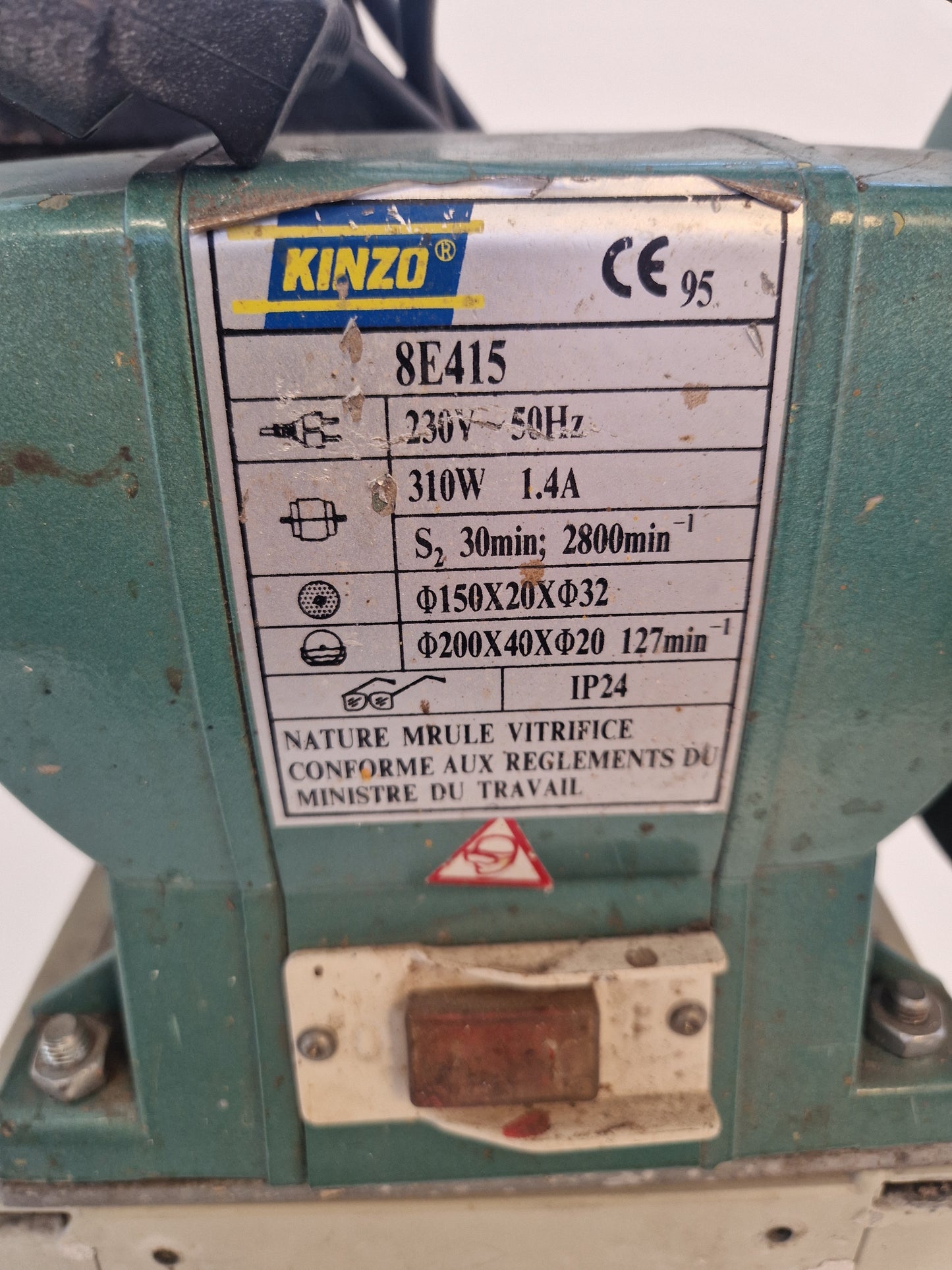 KINZO slipmaskin i fungerande skick