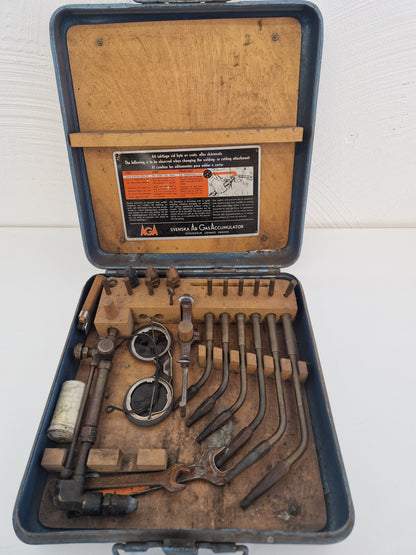 AGA X11 gassvetssats, nästan kpl.