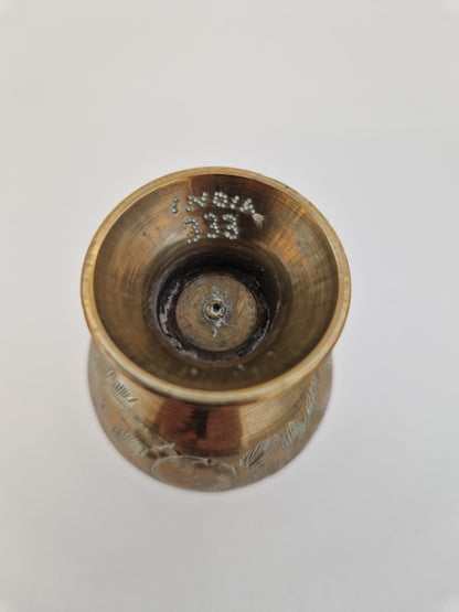 5st små lockurnor mm i mässing