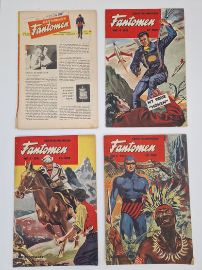 Serietidningar Fantomen från 1951