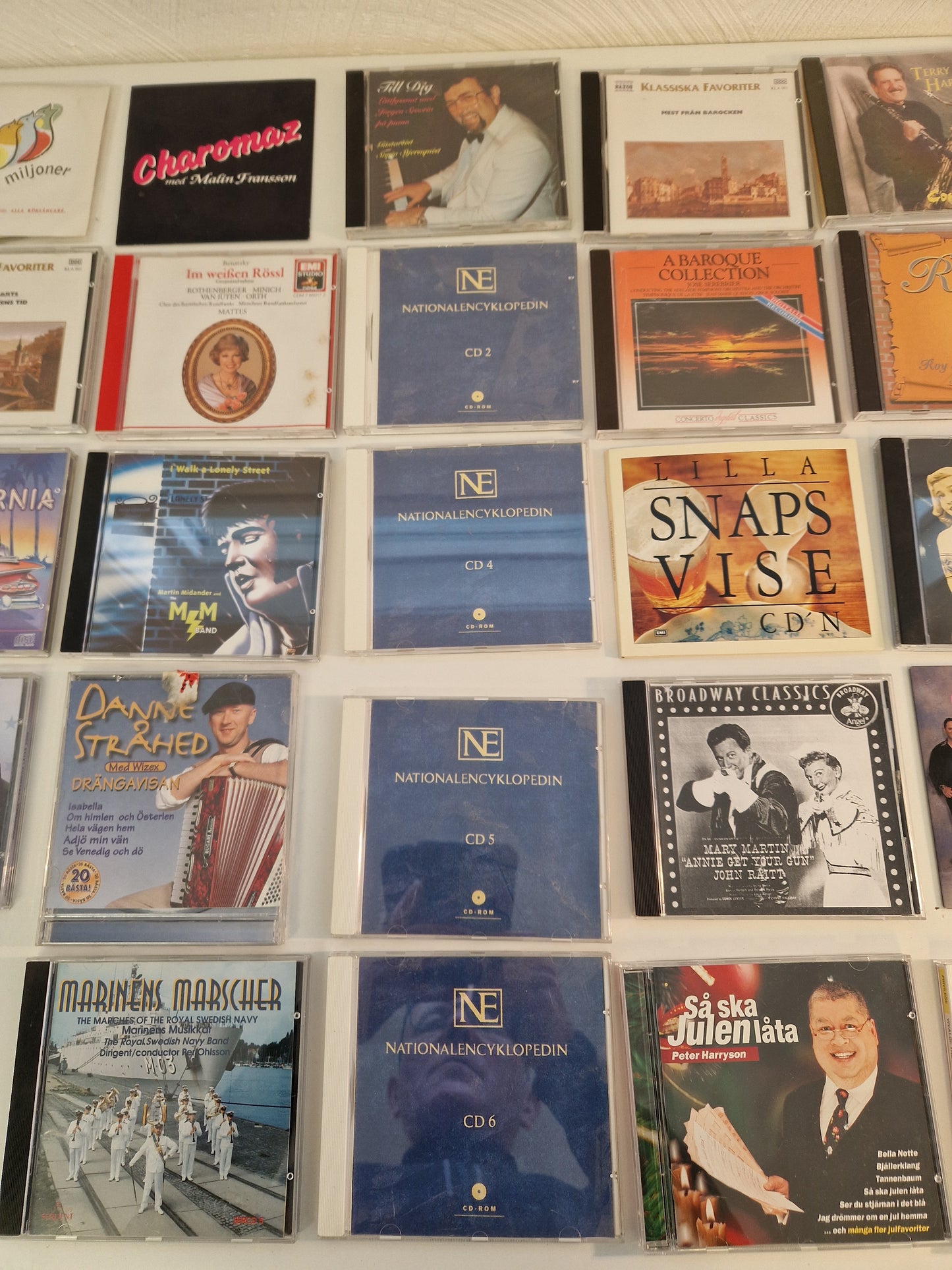 CD skivor blandad musik mm