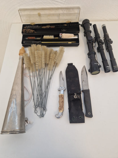 Diverse jaktrelaterat bl.a. kikarsikten