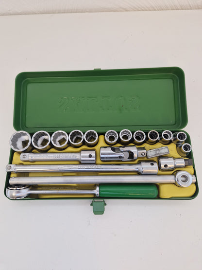 SALTUS 1/2" hylsnyckelsats i mycket gott skick