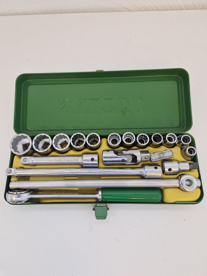 SALTUS 1/2" hylsnyckelsats i mycket gott skick