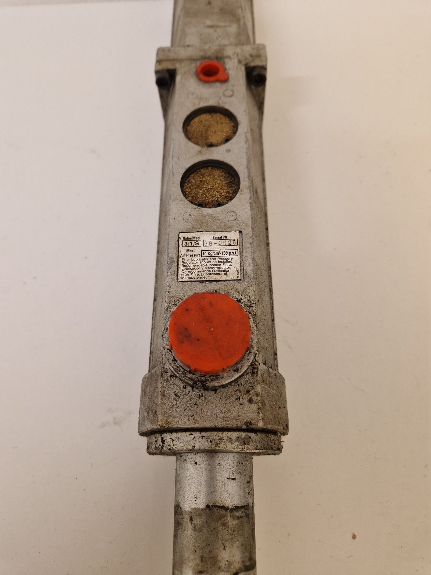 Högtrycksslang ca 2 X 10m, oljepåfyllare & luftpåfyllare.