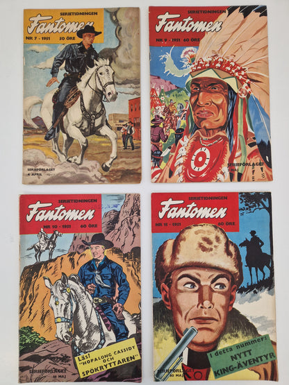 Serietidningar Fantomen från 1951
