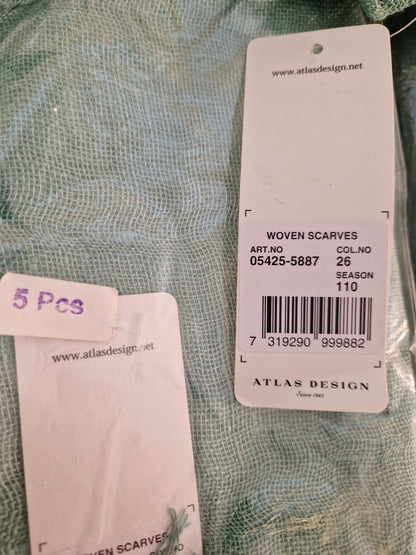 20st gröna scarves. Nya i förpackning
