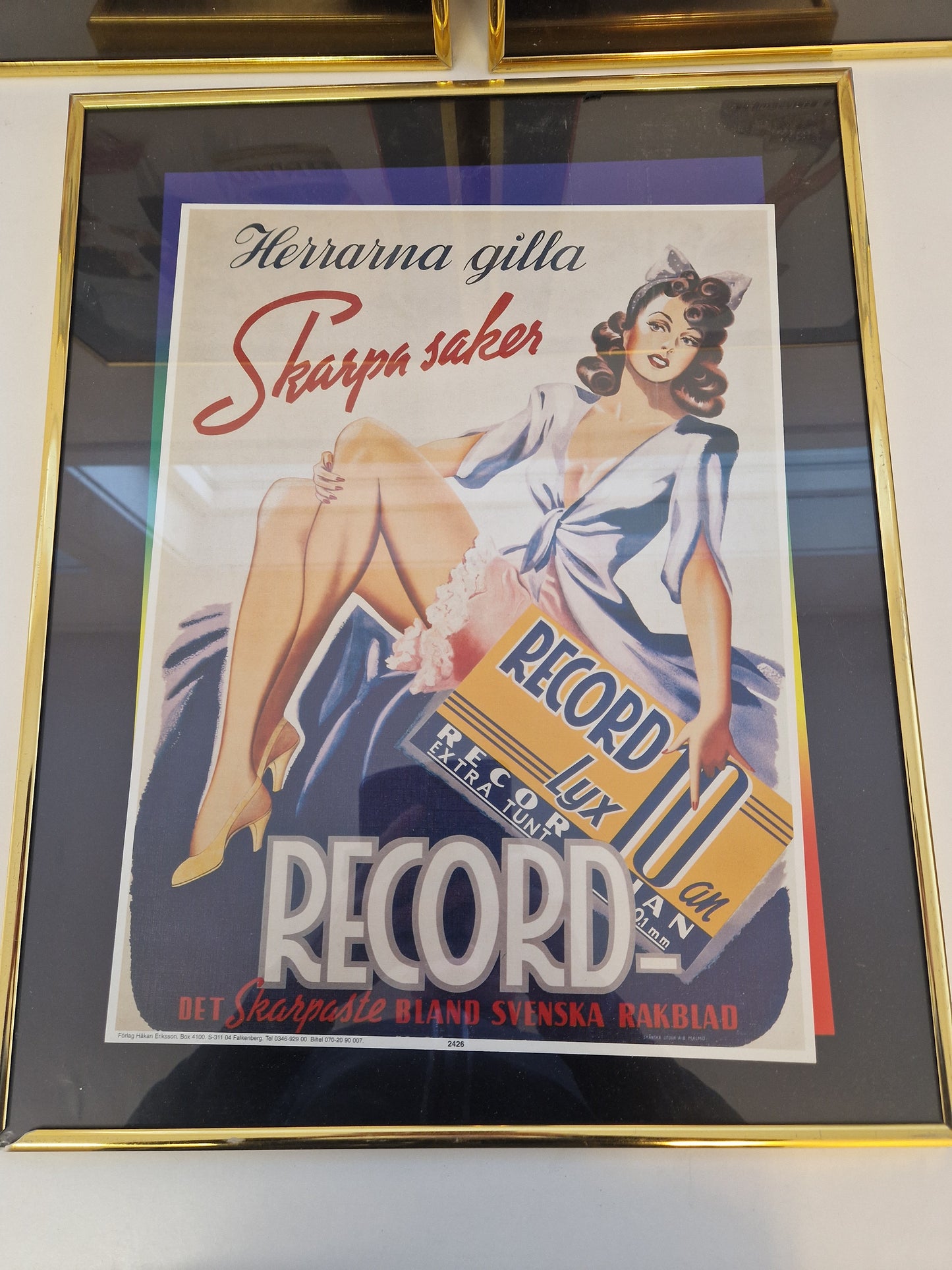 3st tavlor med reklambudskap