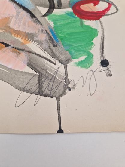 Göran Hausenkamp akryl? på papper