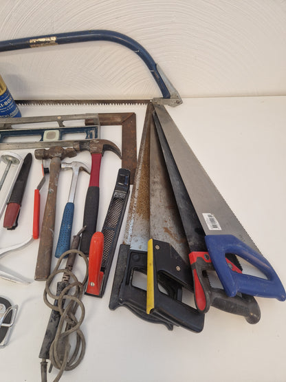 Diverse bygg & snickerirelaterade verktyg