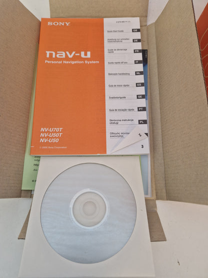 SONY NV-U70TC navigation.