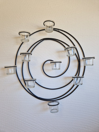 Värmeljushållare för vägg