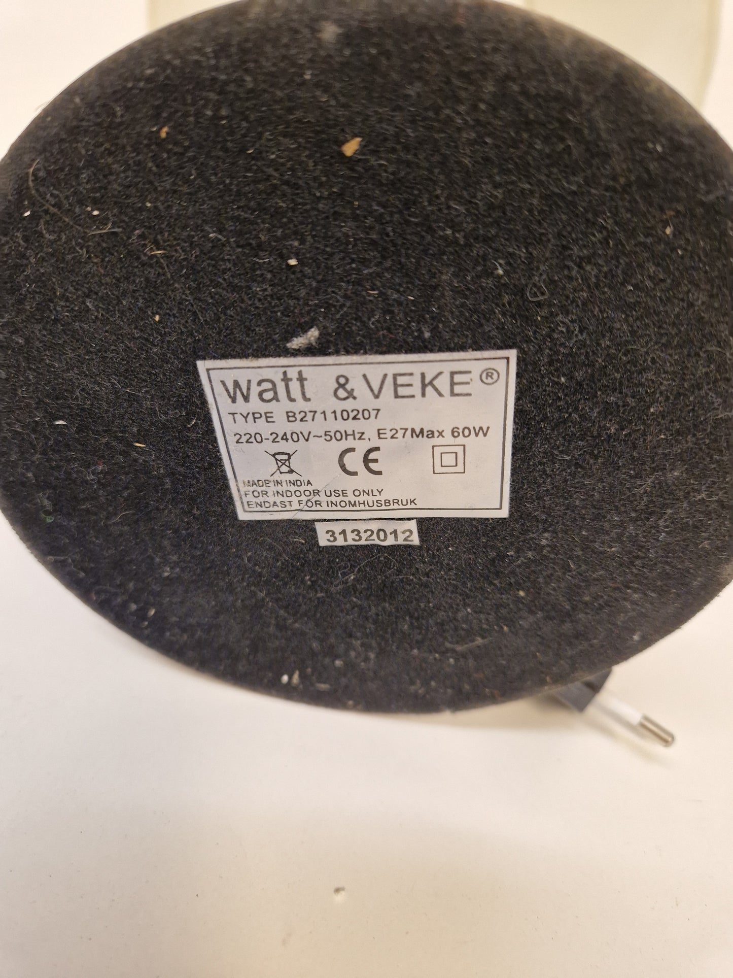 Bordslampa 7 Watt & Veke