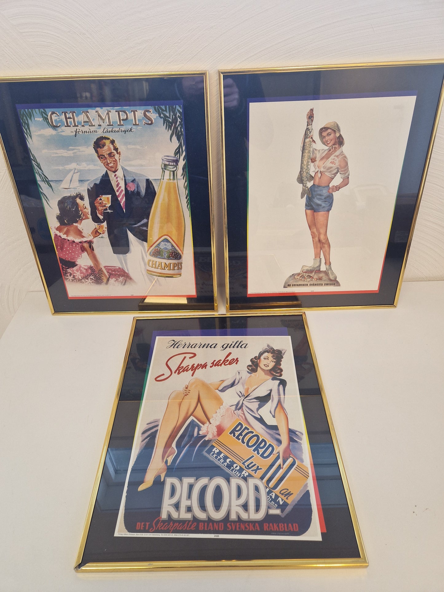 3st tavlor med reklambudskap