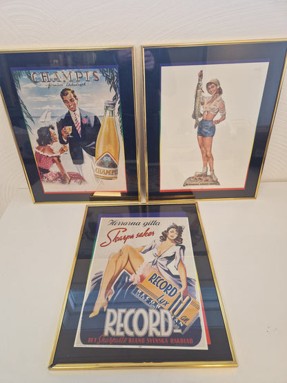 3st tavlor med reklambudskap