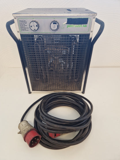 9kW byggfläkt & 10 meter 3-faskabel