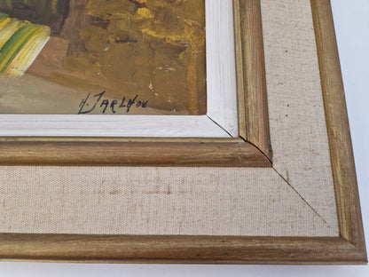 3st tavlor i medelhavsmiljö sign. H. Jarlhov