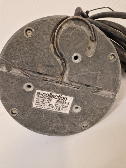 25m förlängningskabel, bygglampa & 15m kabelvinda