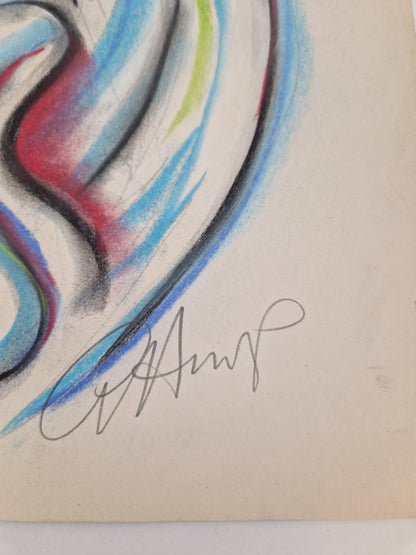 Göran Hausenkamp akryl? på papper