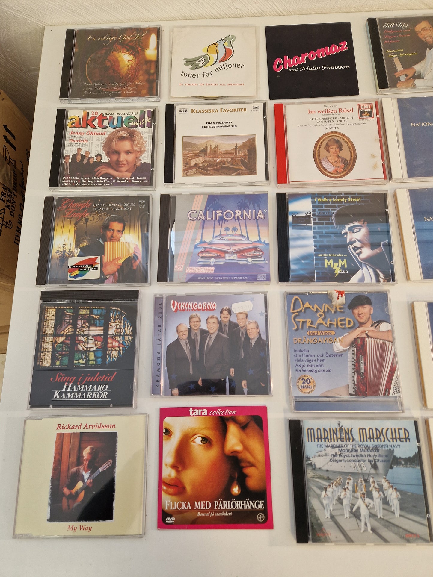 CD skivor blandad musik mm