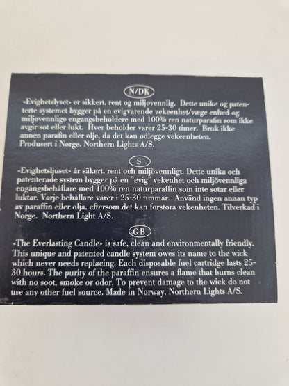 "EVIGHETSLYSET" Made in Norway