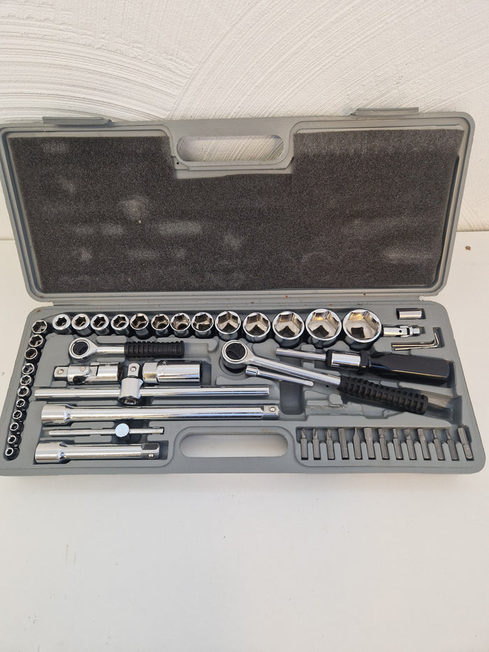 Hylsnyckelsats 1/2" & 1/4" i nära nyskick