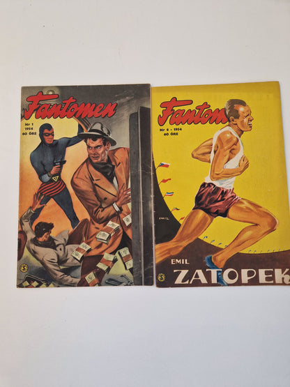 Serietidningar Fantomen från 1954