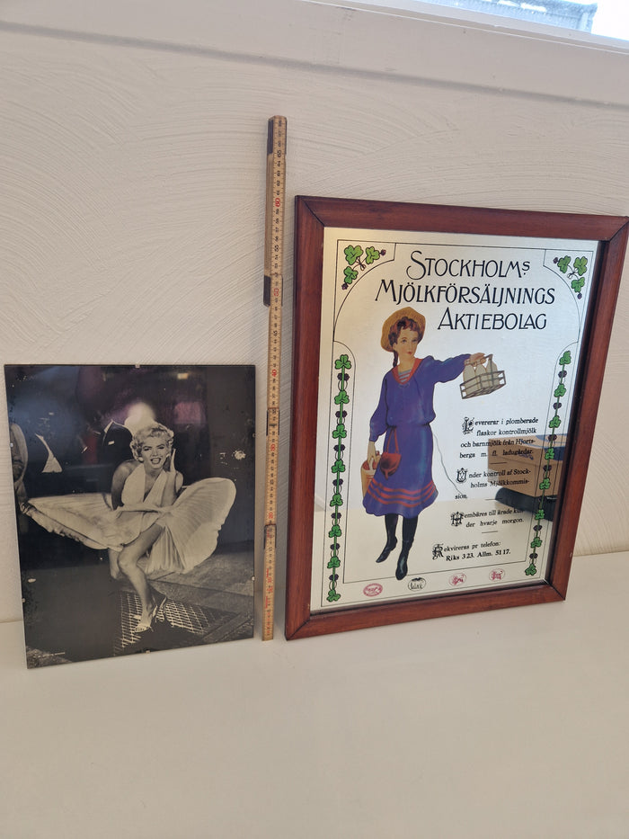 Tavlor, bl.a. Marilyn Monroe & Stockholms Mjölkförsäljnings AB